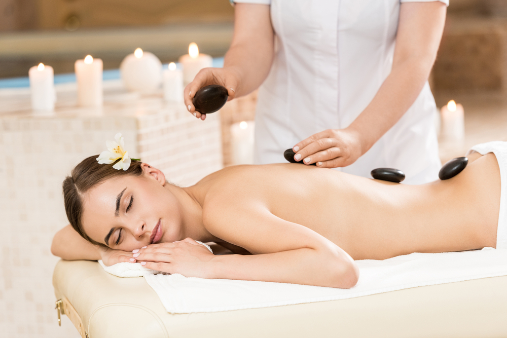 Hot stone massage